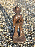 Largo Cowboy Statue Figurine "BUCK" Bronze Resin 9.25" Brown Western Americana