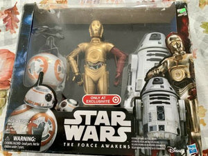 Star Wars The Force Awakens Droid Set-Target Exclusive! BB-8 C-3PO