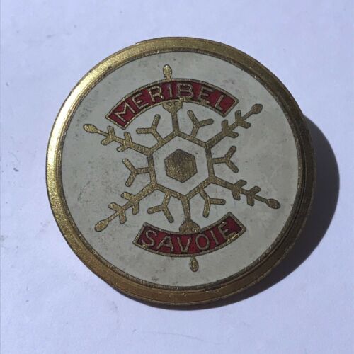 Meribel Savoie Snowflake Pin Badge