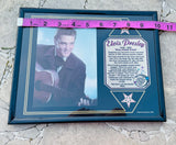 Elvis Presley King of Rock N Roll Plaque Walk of Fame Framed Photo Display