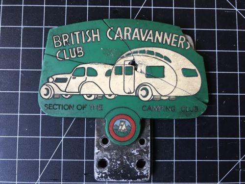 British Caravanners Club Car Badge