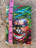 Original Artisan Wikid Canvas “Joker ” Art Painting Picture Venice Beach CA