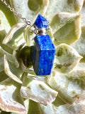 Gem Stone Crystal Healing Essential Oil Perfume Bottle Diffuser Pendant Necklace