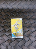 The Fool Yellow Enamel Silver Tone Mojo Tarot Card 888 My-Tarot Collectible Pin