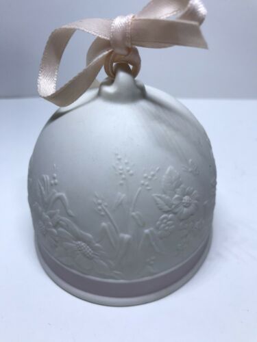 Lladro Fine Porcelain Bell Made In Spain - Spring Theme With Flowers And Birds