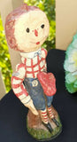 Rare vintage American Folk Art "Andy" from Raggedy Ann, poli woggs