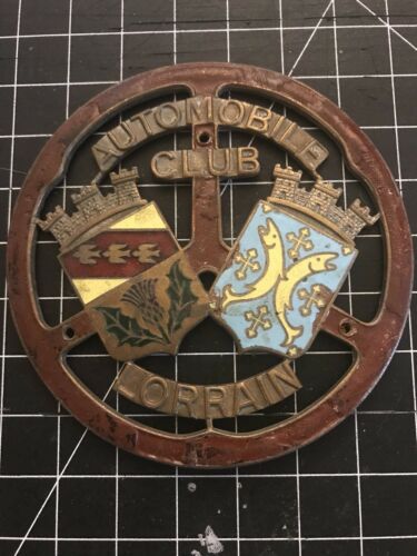 Automobile Club Lorrain Car Badge