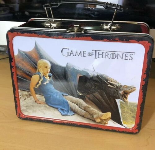 HBO Game of Thrones Daenerys Targaryen Tin Lunch Box Dark Horse GOT Dragon
