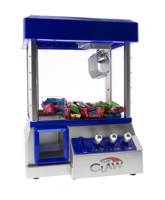 Mini Blue Claw Machine For Kids Toy Candy Grabber Dispenser