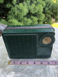 Vintage Rare Roland “Riviera” Model 4P2 Green Bakelite Portable AM Tube Radio