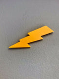 Vintage 1986 HMK Lightning Bolt Yellow Pin Rare