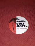 Vintage Huon Gulf Motel luggage label tag Lae New Guinea