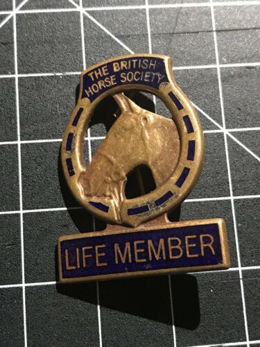 The British Horse Society Life Member Pin