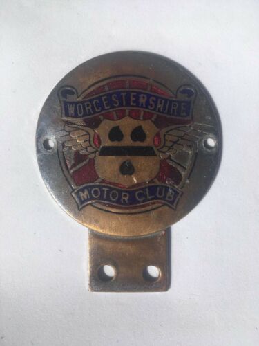 Worcestershire Motor Club Car Badge