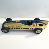 vintage tin friction speed king racer car - 61 Japan