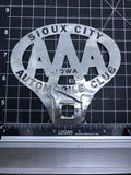 Sioux City Automobile Club Iowa Car Badge