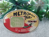 Vintage Metropole Hotel Luggage Sticker Label Angola Sa Da Bandeira