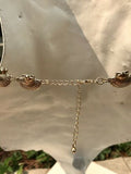 Vintage Layered Nautical Beach Sea Shell Gold Tone 21 Shells Necklace