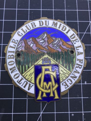 Automobile Club Du Midi De La France Car Badge