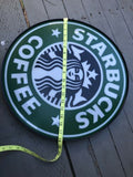 Authentic STARBUCKS Coffee Store Front 18" Siren Logo Sign Wall Decor