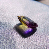 Bi Color Ametrine Yellow Purple Gem Stone Facted Cut Polished Crystal Specimen