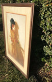 Clark Hulings "Spanish Shawl" Professionally Framed S/N Fine Art Litho w/ COA 29
