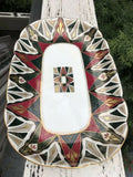 Alhambra Royal Vienna Austria Multicolored 22K Porcelain Serving Platter Dish