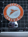 Liberal Party C.C. Car Badge