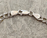 Vintage Class of 97 Graduate Sterling Silver 925 Engraved Charm Bracelet 11.29 g