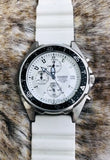 Casio AMW Mens White 100 M Diver Chronograph Analog Watch