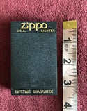 Zippo Lighter Garcia & Vega Chrome Made in USA