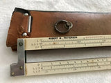 Vintage Keuffel Esser Slide Ruler Robert M Patterson NY USA With Case
