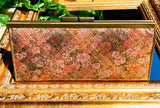 Designer Kimchi Blue Ladies Gold Tone Floral Wallet Clutch Organizer