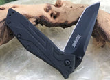 Kershaw Tanto Speed Safe 1990 Patented Black Knife w Pocket Clip