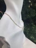 14K Gold Estate Vintage Antique Cultured White Pearls Bead Signed 14kp Necklace