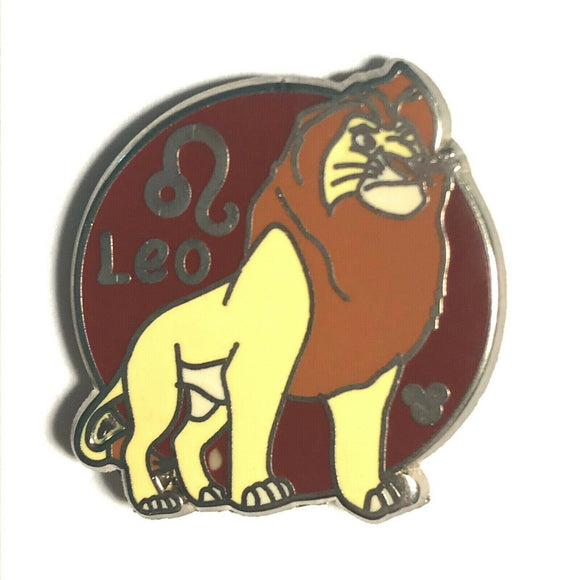 Disney DLR HM Hidden Mickey Zodiac Leo Mufasa Lion King Pin (UM:88685)