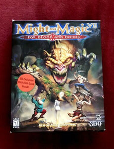 Might and Magic VII For Blood and Honor 3D CD-ROM w Hint Book