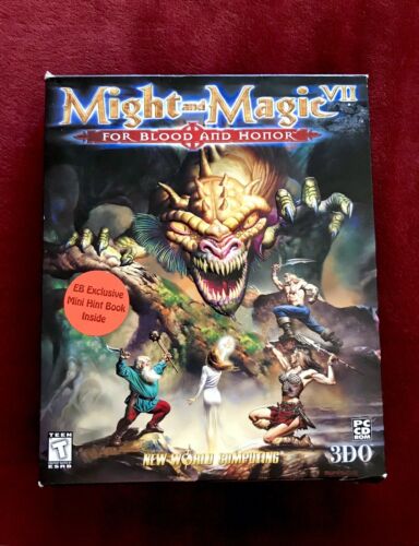 Might and Magic VII For Blood and Honor 3D CD-ROM w Hint Book