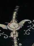 Bulova Mother of Pearl Swarovski Crystals Stsinless Steel Ladies Watch