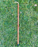 Vintage Sword Cane Brass Wood Stainless Steel Camel Head Knife Walking Stick