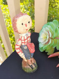 Rare vintage American Folk Art "Andy" from Raggedy Ann, poli woggs