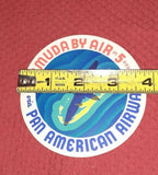 Pan American Airways Vintage Luggage Label Tag Bermuda By Air In 5 Hours