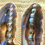 Taxco 925 Sterling Silver Large Elephant Link Vintage Lucky Vintage Bracelet
