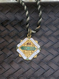 Rare Royal Calcutta Turf Club 1924 1925 Gold Enamel Badge #580 Thomas Fattorini