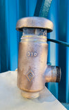 Beverly Hills Calif H L Gee Mfg Co Model 8 Threaded Vintage Copper Valve