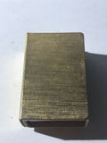 Vintage Unique Gold Tone Gilt Metal Matchbox Made In Sweden