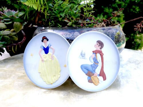 Rare Signed Walt Disney Company Goebel Germany Snow White Prince Ceramic Dishes