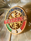 Scuola Italiana Sci Foppolo Italian Ski School Snowflake Bertoni Milano Pin