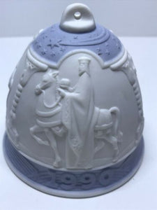 Lladro Fine Porcelain Bell Made In Spain - Christmas Theme With Wise Men