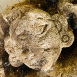 17th Century Antique Stone Carved Thai Temple Sea Excavated Artifact Relic Idol